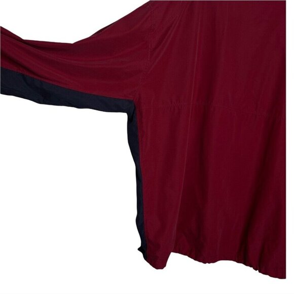 Men's PGA Tour Golf Windbreaker Quarter Zip Pullover Burgundy / Charcoal SZ XXL - Picture 7 of 12